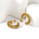 Semi-circular spring ear buckle 7*27mm