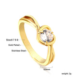 Heartwarming cycle solitaire ring female light luxury niche design flower zirconia exquisite high sense index finger ring