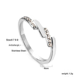 A beautifully designed ring with small round diamonds.