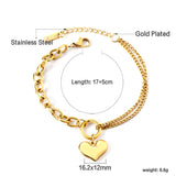 2024 New Year's Heart Accessory + Half Bracelet 17+5cm