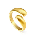 ASON Polished Minimalist Open End Ring