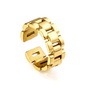 ASON Polished Watch Bracelet Ring