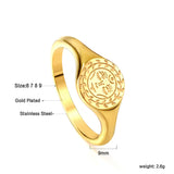 ASON Religion Face Image Ring