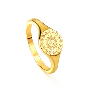 ASON Religious Beliefs Sun Image Ring