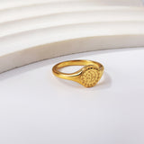 ASON Religion Moon Image Ring