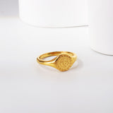 ASON Religion Moon Image Ring