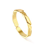 Hot sale stainless steel ring creative gold glossy ring