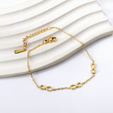 Bracelet pendentif trois 8 18+3cm