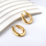 Hollow square earrings 5*22*30mm