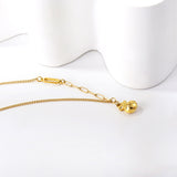 Fukubukuro Pendant Necklace 42+5cm Gold Color