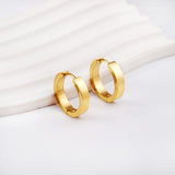 Gold flat ear clasp 4*20mm