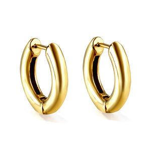 Gold ear clasp 4*18mm