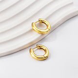 Gold ear clasp 4*18mm