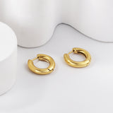 Gold ear clasp 4*18mm