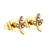 Pendientes talla Hoja de Oro con diamantes