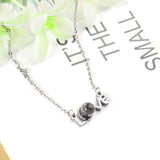 Love Letter Pendant Necklace with Black O