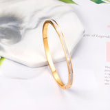 Gold Hard Bracelet & Rectangle with White Shells Accessories with Rhinestones Bracelet 19+3cm GOLDEN