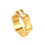 Wide Vintage Creative Design Bamboo Styling Ring