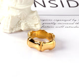 Wide Vintage Creative Design Bamboo Styling Ring