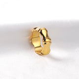 Wide Vintage Creative Design Bamboo Styling Ring