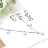 Steel & Gold Multi Irregular Star Pendant Necklace