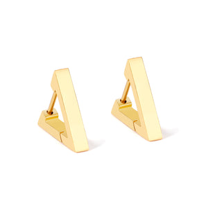 Triangle earrings without drill 16.5*14mm