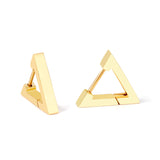 Triangle earrings without drill 16.5*14mm