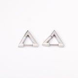 Triangle earrings without drill 16.5*14mm