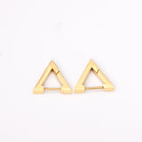 Triangle earrings without drill 16.5*14mm