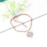 Rose Gold&Steel&Golden Accessories Soft Bracelet 20+5cm