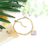 Rose Gold&Steel&Golden Accessories Soft Bracelet 20+5cm