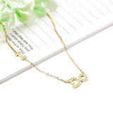 I DO Sticky Diamond Necklace Gold 14K