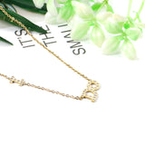 I DO Sticky Diamond Necklace Gold 14K