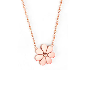 14K Zouju N+P necklace in rose gold 45+5cm