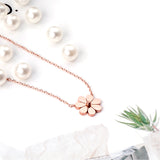 14K Zouju N+P necklace in rose gold 45+5cm