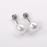 4~8mm steel color/golden white pearl screw plugs