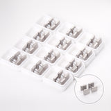 4mm/6mm/8mm Gold-Steel Square Cake Plugs