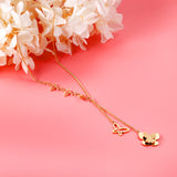 5 butterfly accessories pendant necklace 45+5cm