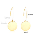 Small V-Shape Clasp Earrings with Round Embossed Sand Finish