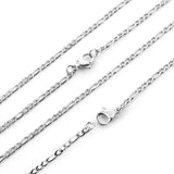 ASON 10pcs/bulk long necklace collar 0.6 wire 2.3mm*45cm 3;1nk matching chain steel color & gold stainless steel necklace wholesale