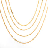 ASON 10pcs/bulk long necklace collar 0.6 wire 2.3mm*60cm wide NK1;1 matching chain steel color & gold stainless steel necklace wholesale