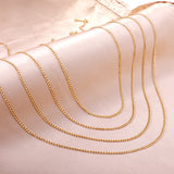 ASON 10pcs/bulk long necklace collar 0.6 wire 2.3mm*60cm wide NK1;1 matching chain steel color & gold stainless steel necklace wholesale