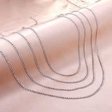 ASON 10pcs/bulk long necklace collar 0.6 wire 2.3mm*60cm wide NK1;1 matching chain steel color & gold stainless steel necklace wholesale