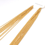 ASON 10pcs/bulk long necklace women collar 2MM steel color & gold color & rose gold & black & pearl stainless steel necklace wholesale