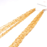 ASON 10pcs/bulk long necklace collar 2MM steel color & gold color & rose gold & black stainless steel necklace wholesale