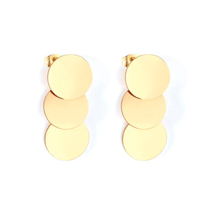 15x35mm Round Smooth Earrings Pendant