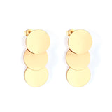 15x35mm Round Smooth Earrings Pendant