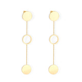 15mm Round Polished Earrings