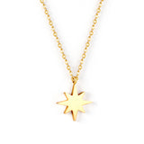 15mm Star Pendant Necklace 45+5cm