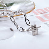 11*15mm Lock Pendant Necklace